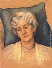 Evelyn de Morgan Portrait of Jane Morris (Study for The Hourglass) painting